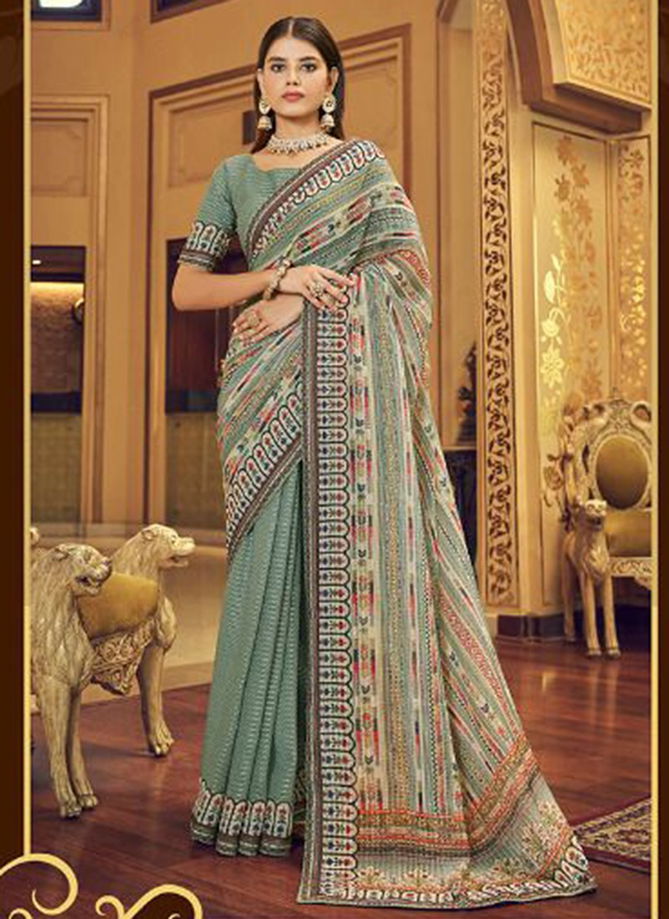 Imperrial Vol 7 Arya New Latest Printed Daily Wear Georgette Saree Collection